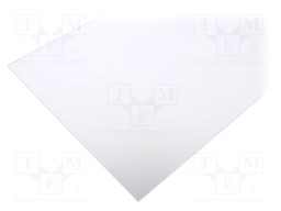 Sheet; Dim: 500x1000mm; D: 3mm; transparent; Series: AKRYLON XT