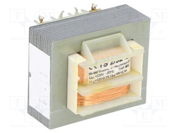 Transformer: mains; 2VA; 230VAC; 12V; 6V; 0.1A; 0.1A; IP00