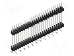 Connector: pin strips; pin header; male; PIN: 25; 1.27mm; SMT; 1x25