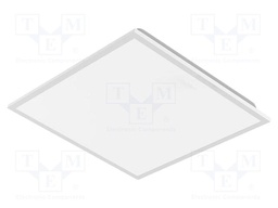 Lamp: LED light panel; 40W; 230VAC; white cold; 110°; 6500K; IP20