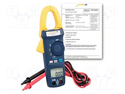 Meter: multifunction; digital,pincers type; Øcable: 25mm; 0÷1000Ω