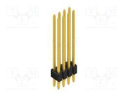 Connector: pin strips; pin header; male; PIN: 8; 1.27mm; THT; 2x4