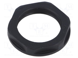 Nut; PG21; polyamide 6; 36mm; black; -40÷100°C; Thread: PG