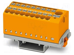 Splice terminal: rail; 24A; 690V; push-in; PA; 0.14÷4mm2; W: 28.6mm