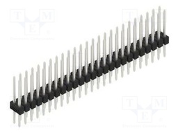 Connector: pin strips; pin header; male; PIN: 50; 2.54mm; THT; 2x25