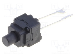 Microswitch TACT; SPST-NO; Pos: 2; 0.05A/12VDC; THT; none; 2.55N