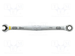 Wrench; combination spanner,with ratchet; 10mm; steel; long