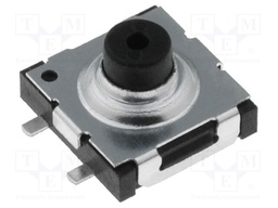 Microswitch TACT; SPST-NO; Pos: 2; 0.05A/12VDC; SMT; none; 2.6N