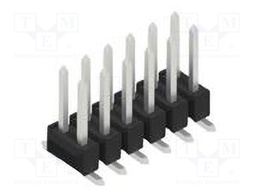 Connector: pin strips; pin header; male; PIN: 12; 2.54mm; SMT; 2x6