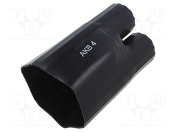 Cable breakout; 135/64mm; black; Diam.after shrinking: 60/26mm