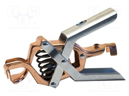 Crocodile clip; 100A; Grip capac: max.27mm; Overall len: 114mm