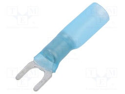 Tip: fork; M5; 1.5÷2.5mm2; crimped; for cable; insulated; blue