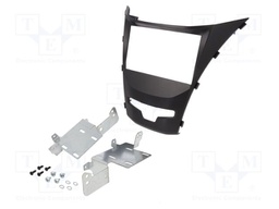 Radio frame; SsangYong; 2 DIN; black