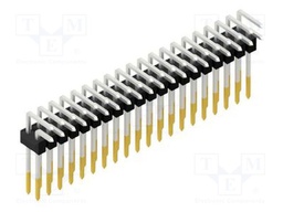 Connector: pin strips; pin header; male; PIN: 40; 2.54mm; THT; 2x20