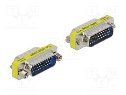 Adapter; D-Sub 26pin plug,both sides; connection 1: 1