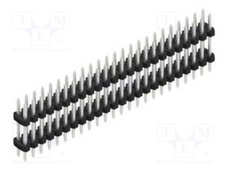 Connector: pin strips; pin header; male; PIN: 48; 2mm; THT; 2x24