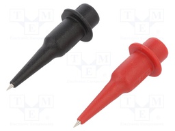 Test probe; 10A; 1kV; red and black; Socket size: 4mm