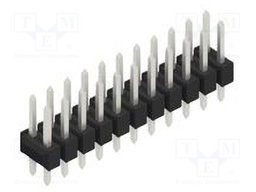Connector: pin strips; pin header; male; PIN: 22; 2.54mm; THT; 2x11