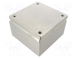 Enclosure: multipurpose; X: 200mm; Y: 200mm; Z: 120mm; KX; natural