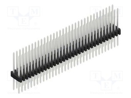 Connector: pin strips; pin header; male; PIN: 66; 1.27mm; THT; 2x33