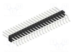 Connector: pin strips; pin header; male; PIN: 42; 2.54mm; SMT; 2x21