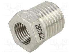 Male-female,reductive; max.10.5bar; 1.4408 stainless steel