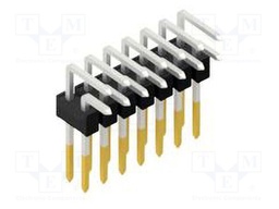 Connector: pin strips; pin header; male; PIN: 14; 2.54mm; THT; 2x7