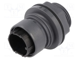 Connector: circular; socket; male; PIN: 8; w/o contacts; UL94V-0