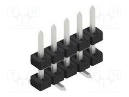 Connector: pin strips; pin header; male; PIN: 5; 2mm; SMT; 1x5; 100V