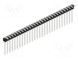 Connector: pin strips; pin header; male; PIN: 28; 2.54mm; THT; 1x28