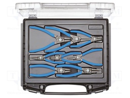 Kit: pliers; for circlip; 8pcs.