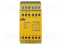 Module: safety relay; Series: PNOZ X4; OUT: 4; Mounting: DIN; 24VDC