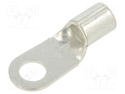 TERMINAL, RING TONGUE, M6, 6AWG, UNINSUL