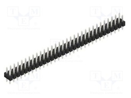 Connector: pin strips; pin header; male; PIN: 62; 2.54mm; THT; 2x31