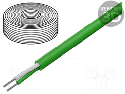 K-type compensating lead; Insulation: PVC; Cores: 2; Shape: oval