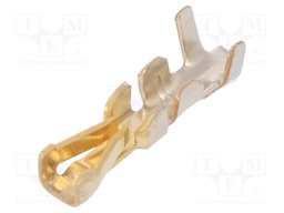 Contact; female; 30AWG÷26AWG; Minitek; gold-plated; cut from reel