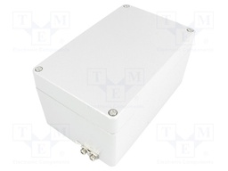 Enclosure: multipurpose; X: 100mm; Y: 160mm; Z: 81mm; ATEX; aluminium