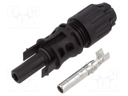 Connector: solar; female; straight; 10mm2; crimped; photovoltaics