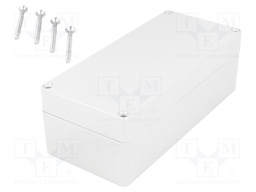 Enclosure: multipurpose; X: 80mm; Y: 175mm; Z: 60mm; aluminium; IP67