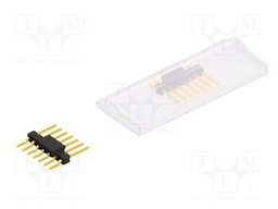 Connector: pin strips; pin header; male; PIN: 7; 2.54mm; SMT; 1x7