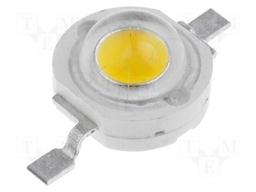 Power LED; EMITER; white warm; 3000(typ)K; 90(typ)lm; 140°; P: 1W