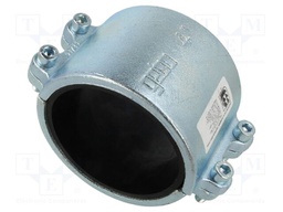 Splice terminal: fixing clamp; two-part; 10bar; cast iron; CLAMPS