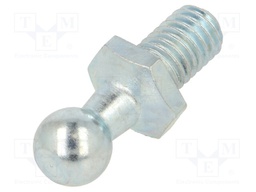Mounting element for gas spring; Mat: zinc plated steel; 10mm