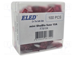 Fuse: fuse; 10A; 32VDC; automotive; 11.2mm; 11.2x4x17mm