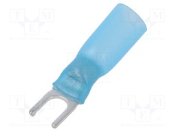 Tip: fork; M4; 1.5÷2.5mm2; crimped; for cable; insulated; blue