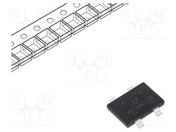 Single-phase bridge rectifier; Urmax: 600V; If: 4A; Ifsm: 120A