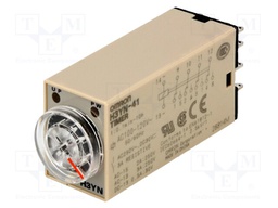 Timer; 0,1min÷10h; 4PDT; 250VAC/3A; 100÷120VAC; socket; -10÷50°C