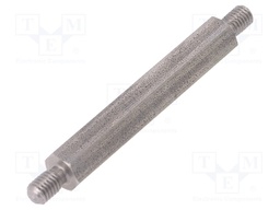 Screwed spacer sleeve; 50mm; Ext.thread: M5; hexagonal