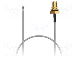 Cable; IPEX MHF 4L LK,RP-SMA female; black; -40÷85°C; 0÷8GHz