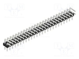 Connector: pin strips; pin header; male; PIN: 50; 2.54mm; THT; 2x25